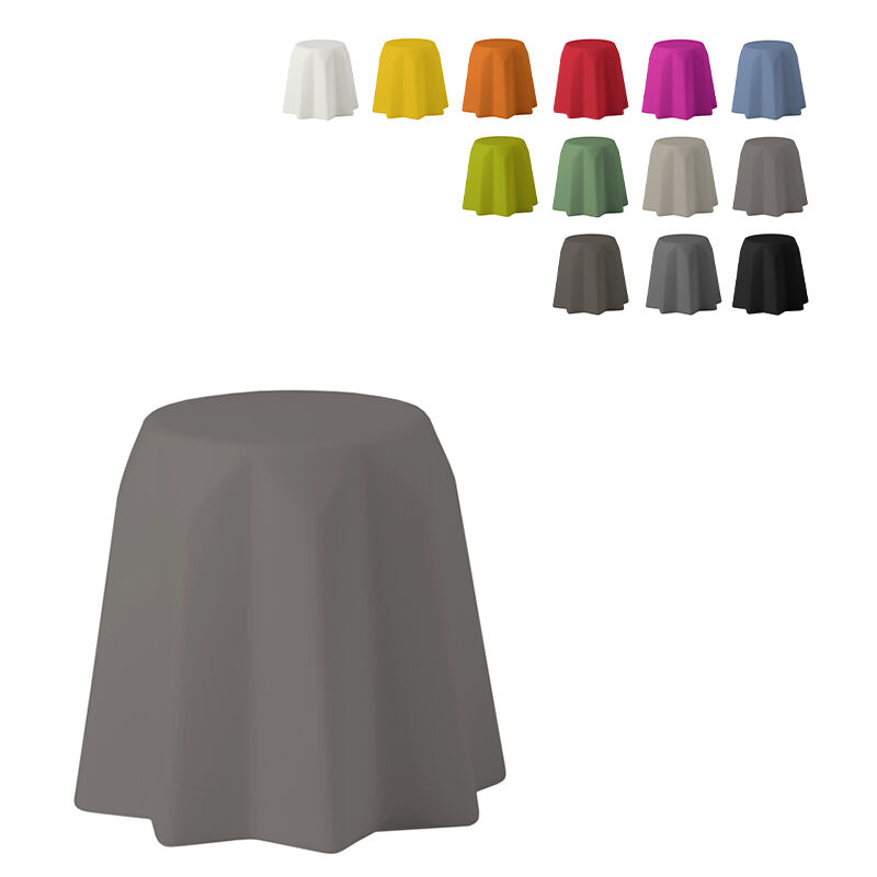 

Taburete bajo polietileno extravagante diseño moderno Pandoro | Gris - Slide