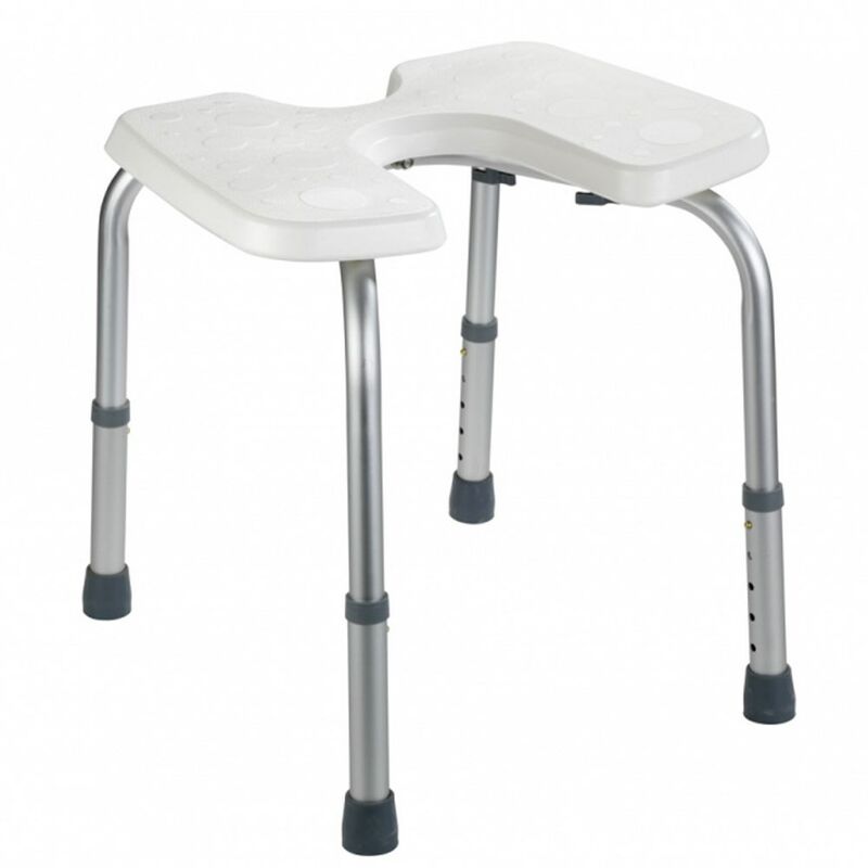

Taburete higiénico Secura, ajustable en altura