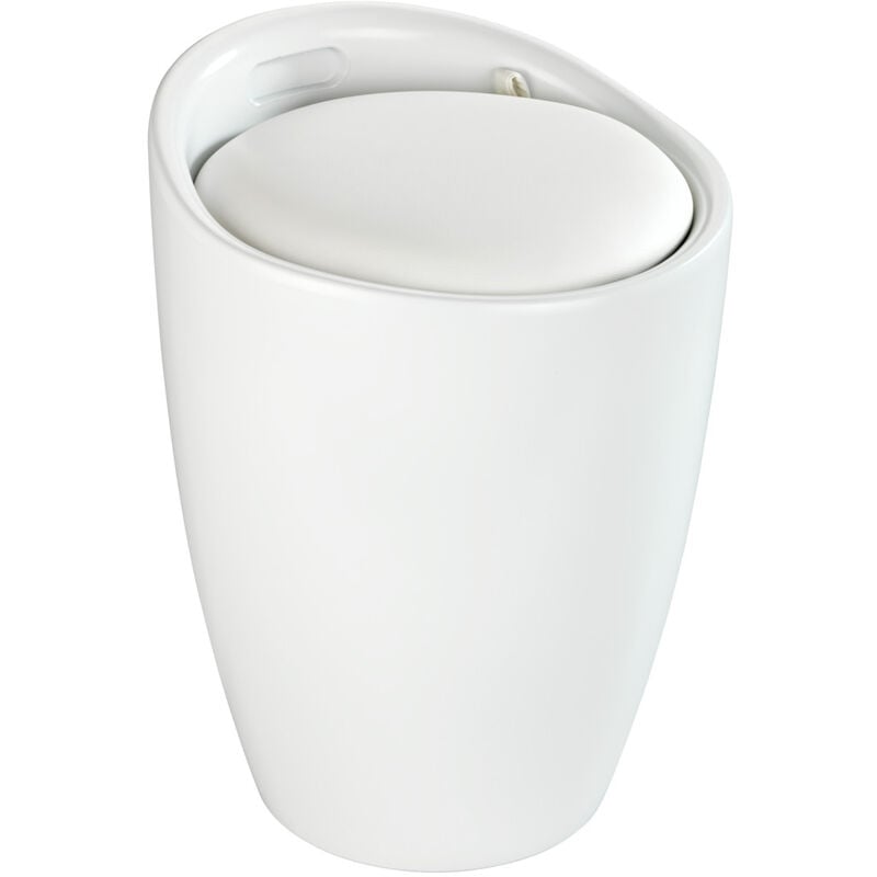 

Wenko - Taburete Candy blanco mate