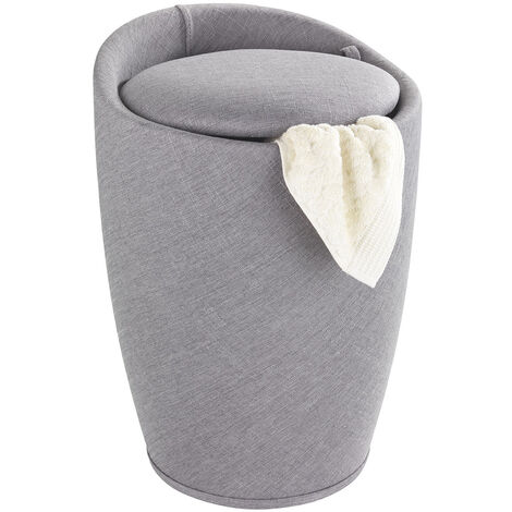 Beige Wenko 62002100 Pongotodo Cesta para La Ropa 77 L Poli/éster 36x36x60 cm