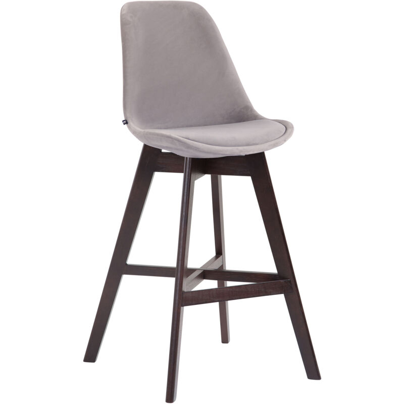 

Taburete Cannes en Terciopelo Gris Cappuccino
