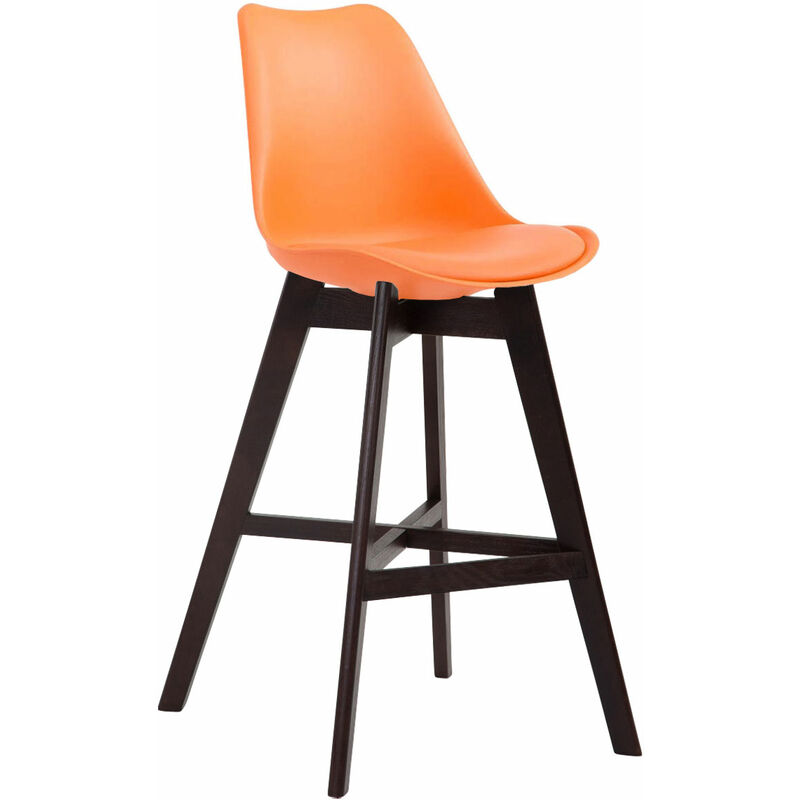 

Taburete cannes estructura de polipropileno naranja,cappuccino - Rogal