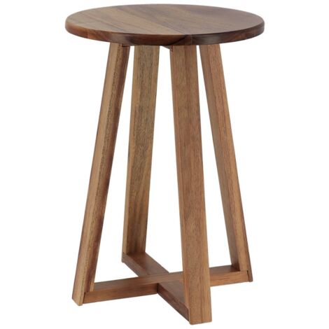 Taburete con patas y tablero de acacia - acacia - Tendance