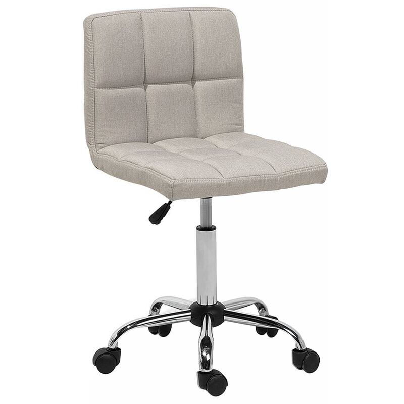 

Taburete con ruedas beige MARION