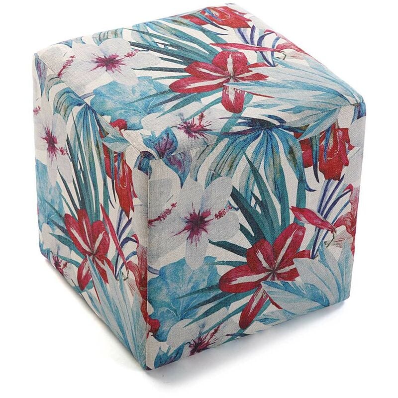 

Taburete Cubo Flores 1