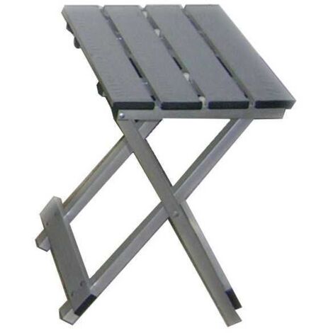 Taburete de aluminio para camping 30x25 h 40 Vette 06205