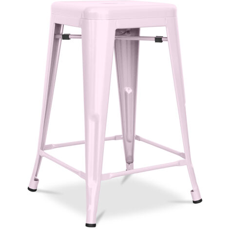 Taburete de Bar - Diseño Industrial - Acero Mate - 60cm - Nueva edición - Stylix