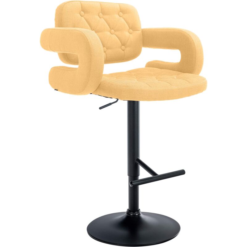 

Taburete de Bar Dublin en Tela Amarillo Negro