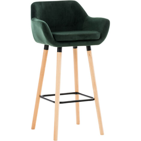 Taburete de bar Grant terciopelo Verde