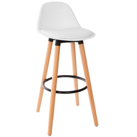 Taburete de bar 'Maxon' blanco - Atmosphera créateur d'intérieur