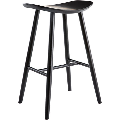 Taburete de bar moderno nogal 72cm DEMORY