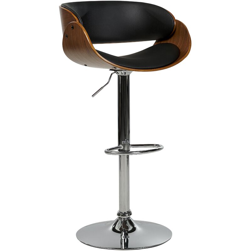 

Beliani - Taburete de bar negro BAKU