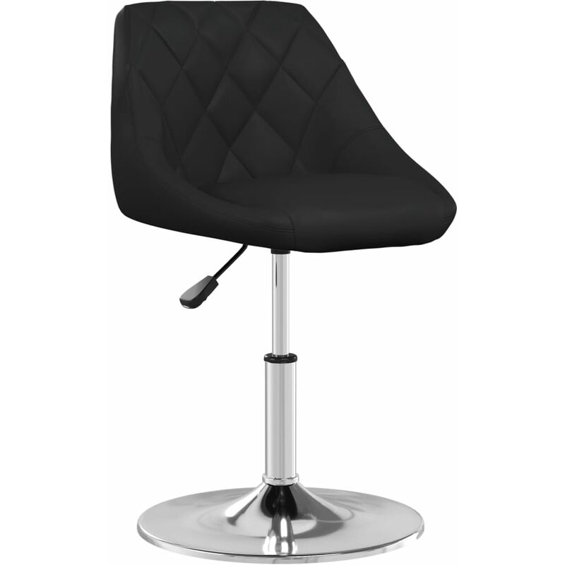 

Taburete de barra de cocina cuero sintético negro