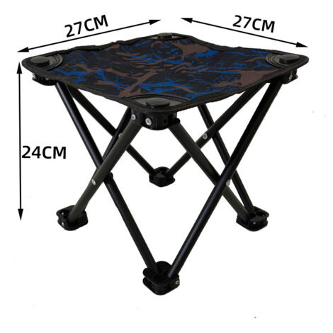 Taburete de camping, taburete plegable portátil, silla portátil, mini taburete plegable, taburete de pesca para adultos, pesca, senderismo, jardinería