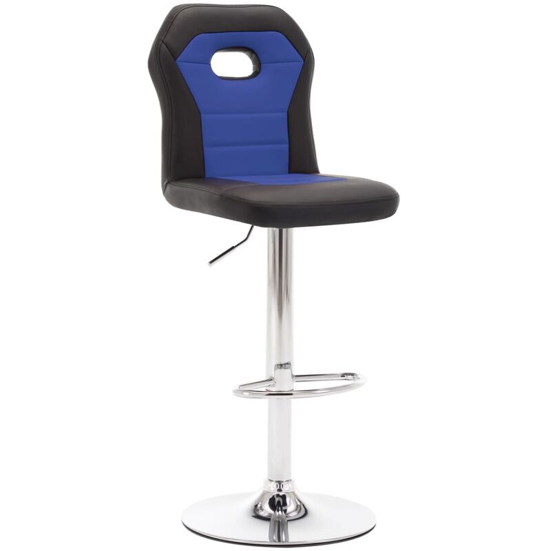 

vidaXL Taburete de Cocina Cuero Sintético Azul - Azul
