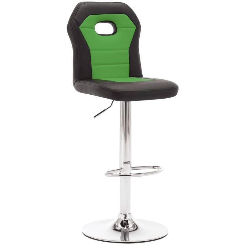 

vidaXL Taburete de Cocina Cuero Sintético Verde - Verde