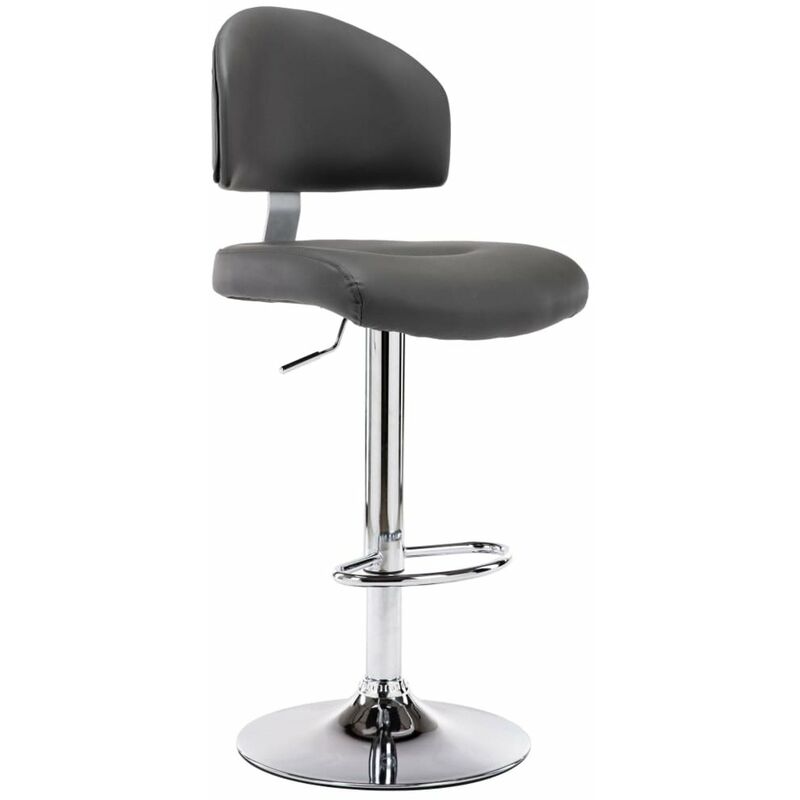 

Taburete de cocina cuero sintetico gris