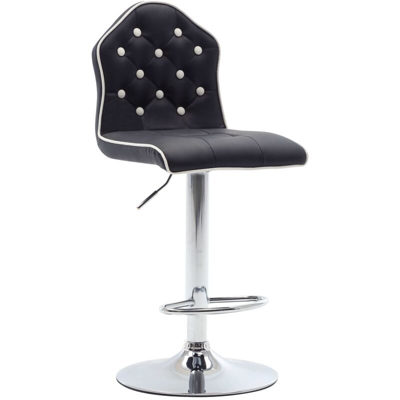 

Taburete de cocina cuero sintético negro