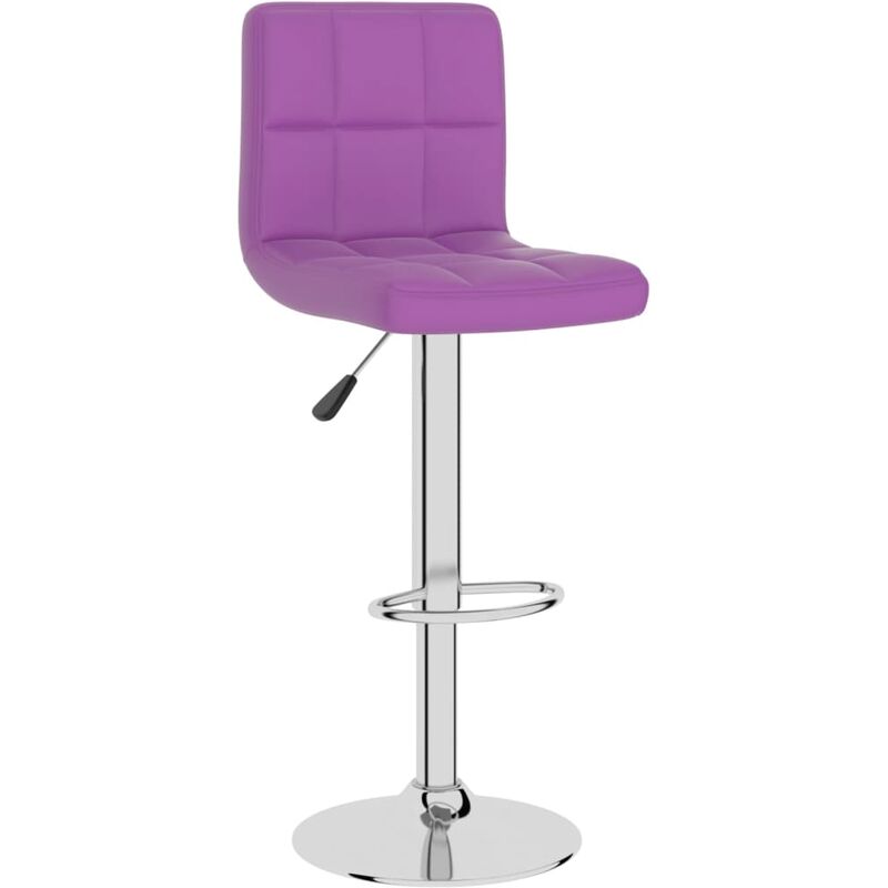 

Taburete de cocina de cuero sintético morado
