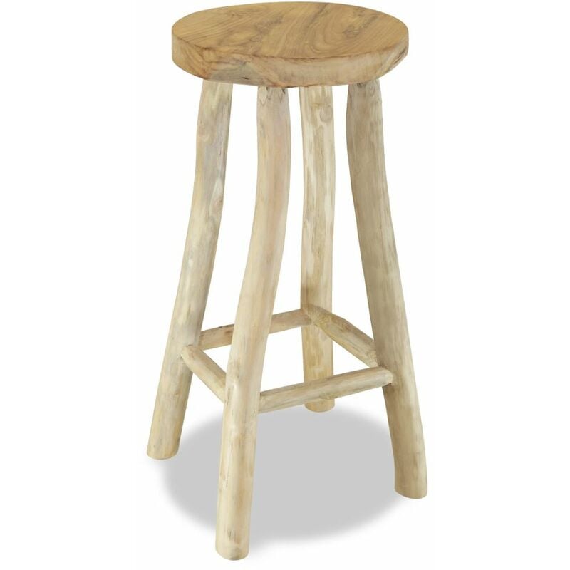 

Happyshopping - Taburete de cocina de madera de teca