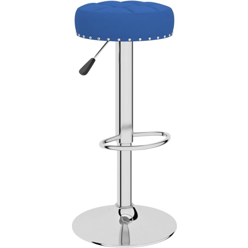 

Taburete de cocina de tela azul