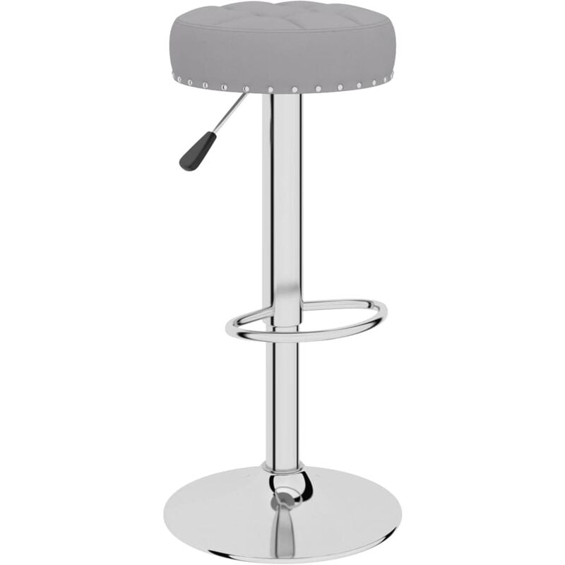 

Taburete de cocina de tela gris