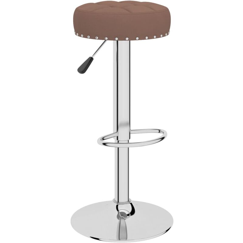 

Taburete de cocina de tela marrón