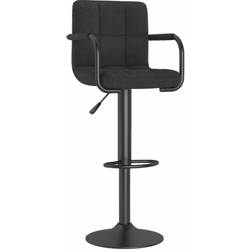 

Taburete de cocina de tela negro