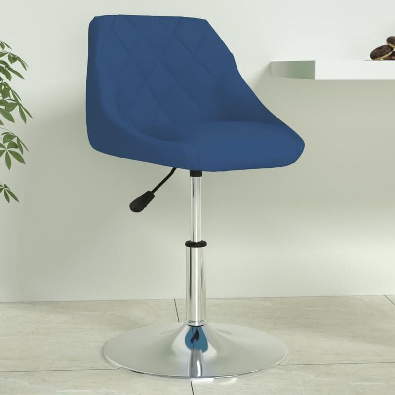 

BHD - Taburete de cocina de terciopelo azul