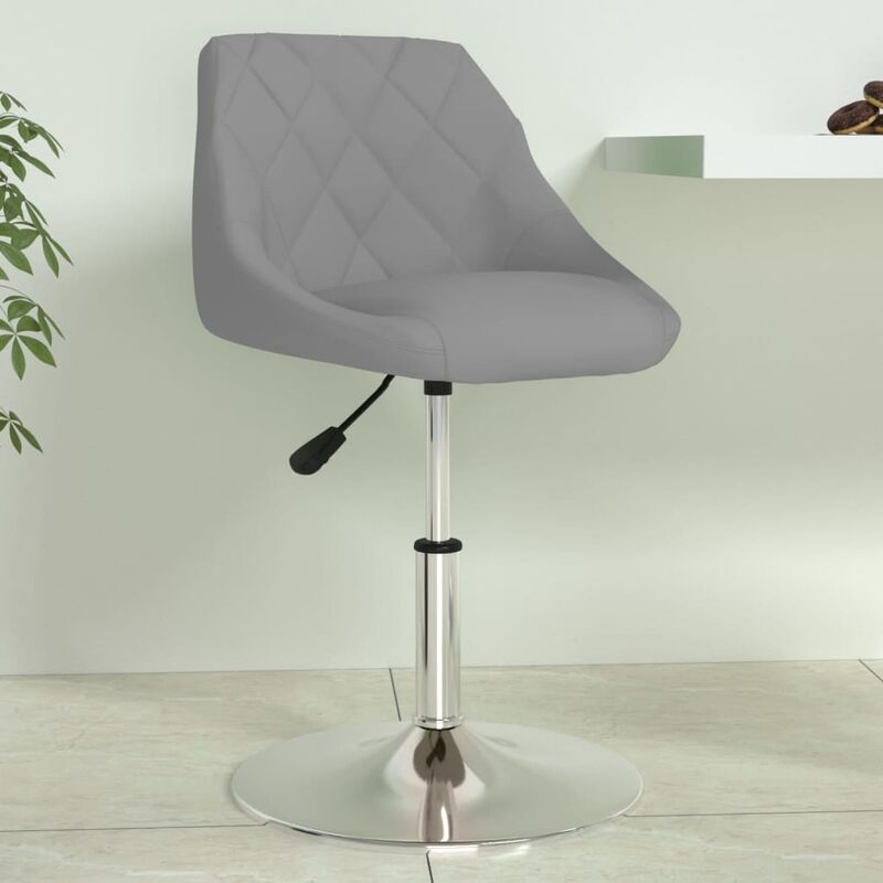 

Taburete de cocina de terciopelo gris claro