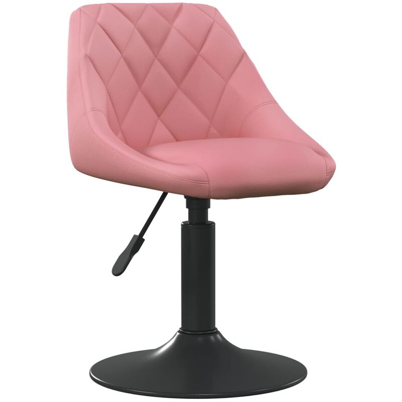 

Taburete de cocina de terciopelo rosa
