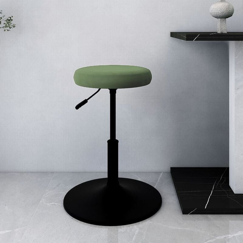 

BHD - Taburete de cocina de terciopelo verde oscuro