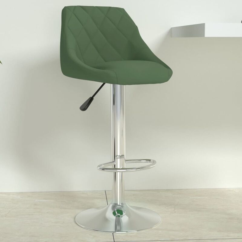 

Taburete de cocina de terciopelo verde oscuro
