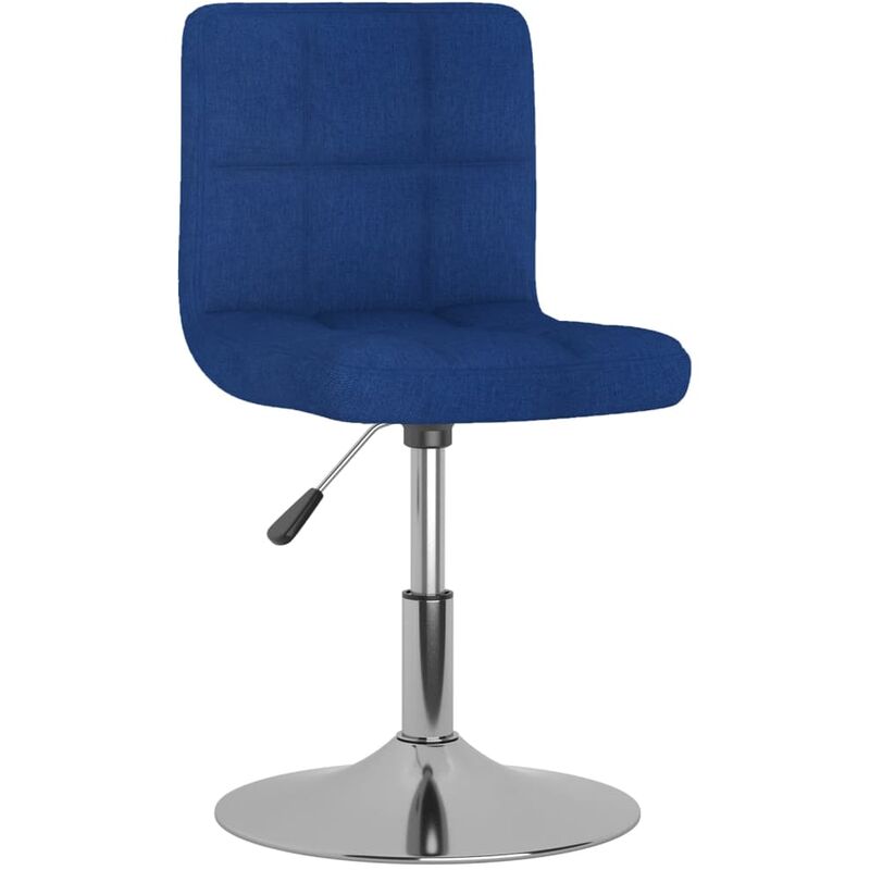 

Taburete de cocina giratorio de tela azul