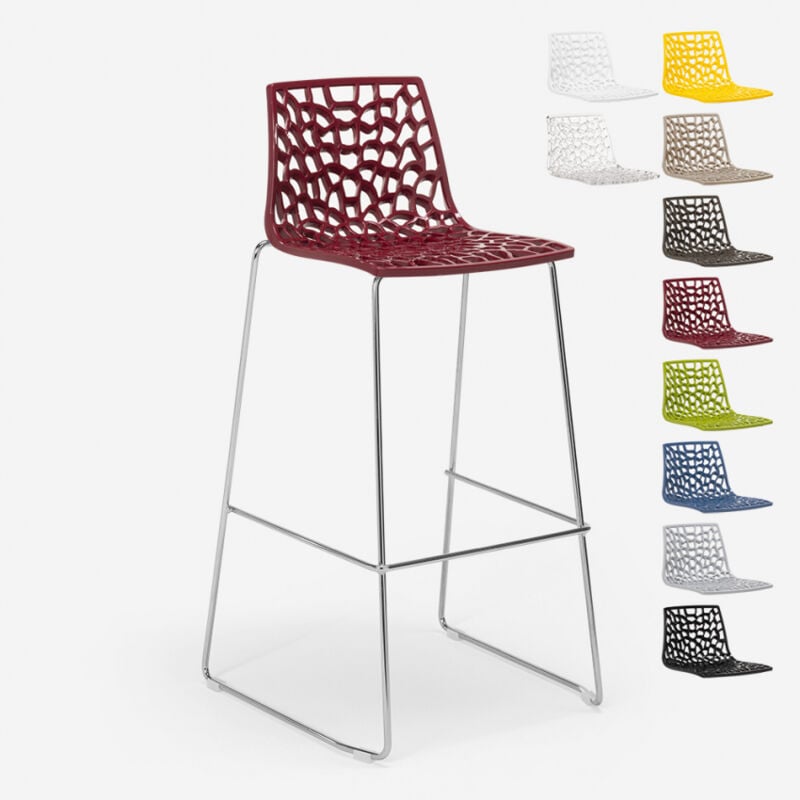 

Taburete de Cocina Grand Soleil 74cm Design Spider Slitta | Bordeaux