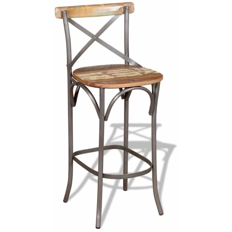 

Taburete de cocina madera maciza reciclada