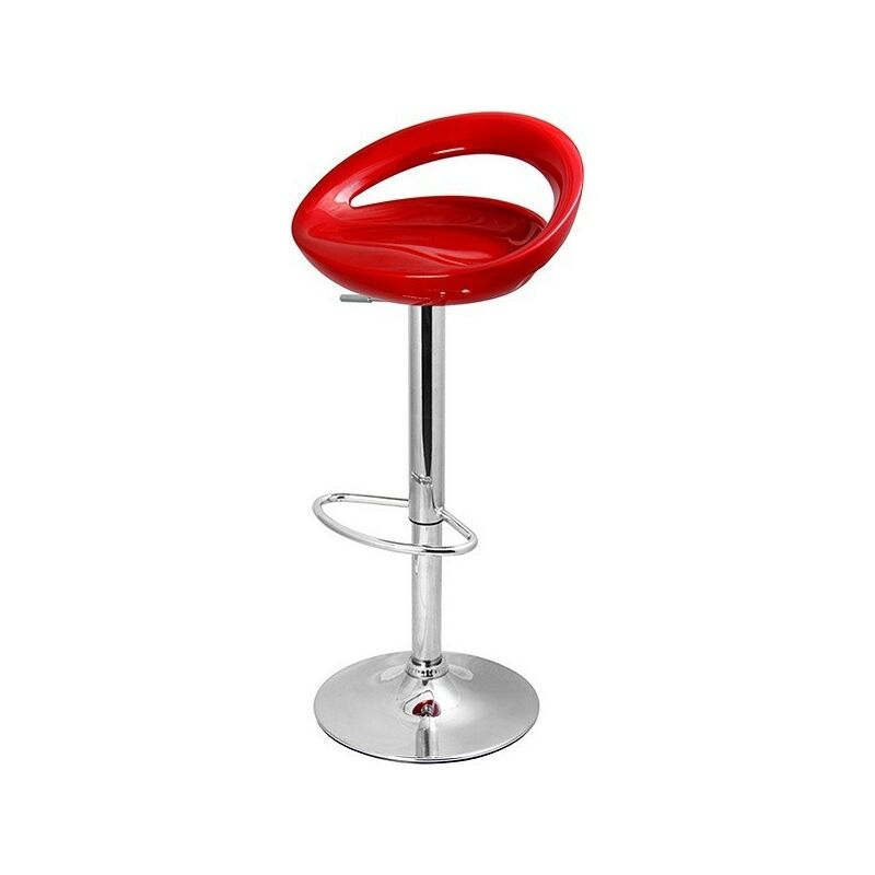 

Taburete FLIT ( L ), cromado, abs rojo
