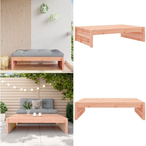 Taburete de jardín madera maciza de abeto Douglas 120x80 cm - Madera maciza - Abeto douglas