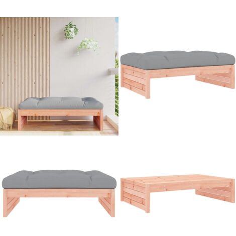Taburete de jardín madera maciza de abeto Douglas 120x80 cm - Madera maciza - Abeto douglas