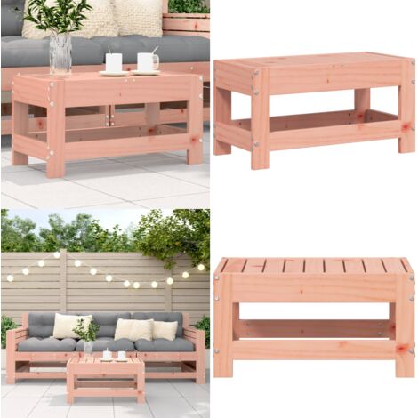 Taburete de jardín madera maciza de abeto Douglas 62x30x32 cm - Madera maciza - Abeto douglas