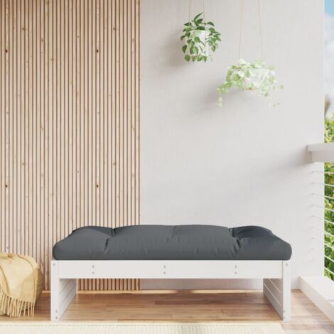 Taburete de jardín madera maciza de pino  120x80 cm