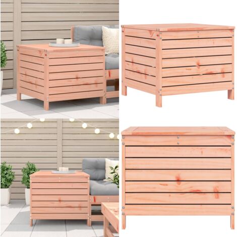 Taburete de jardín madera maciza Douglas 62x63,5x53,5 cm - Madera maciza - Abeto douglas