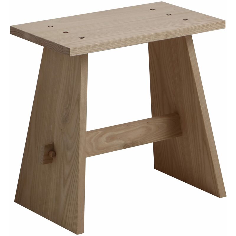 

Taburete De Madera Línea De Madera Para Baño Con Tapa De 45 Cm