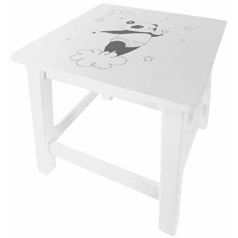 Taburete de madera Panda