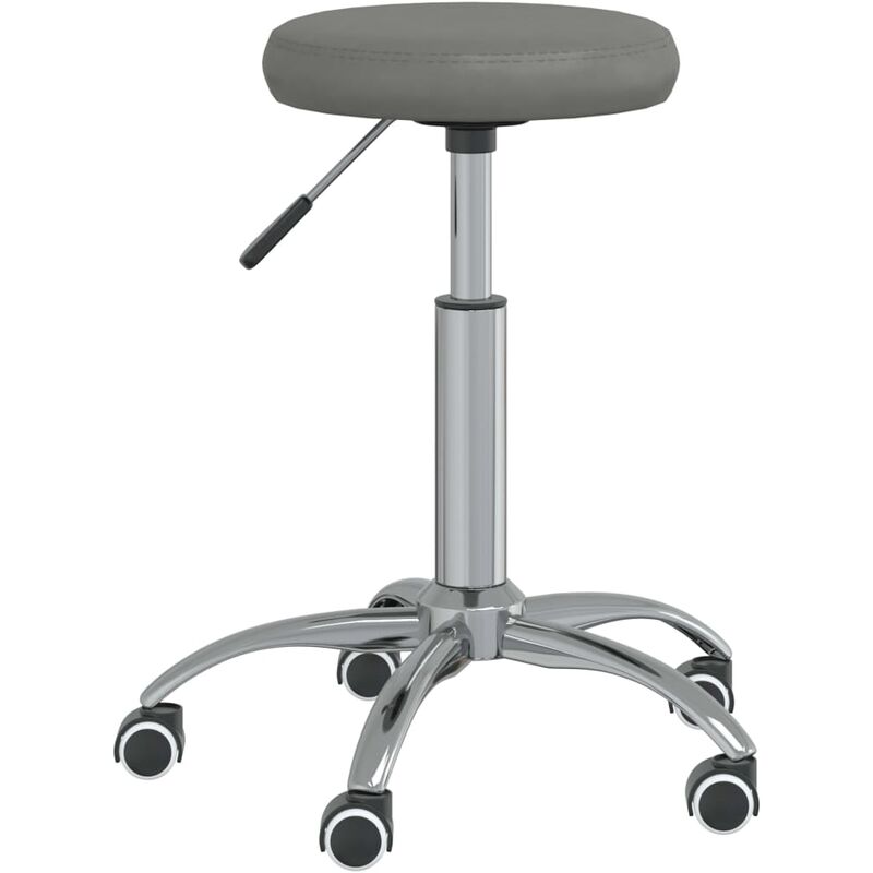 

Taburete de masaje cuero sintético gris