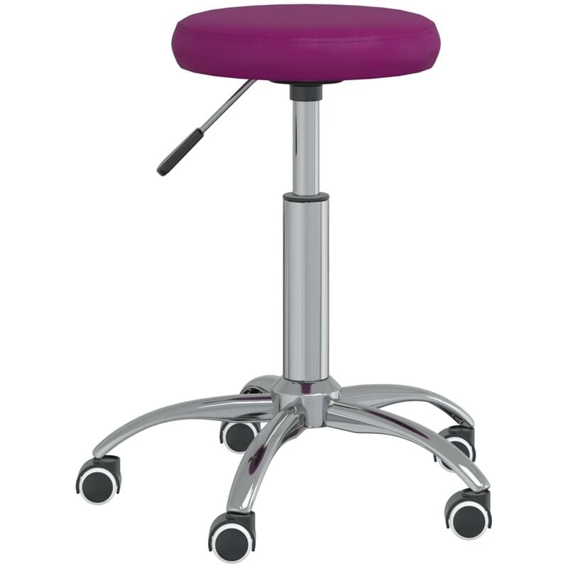 

Taburete de masaje cuero sintético morado