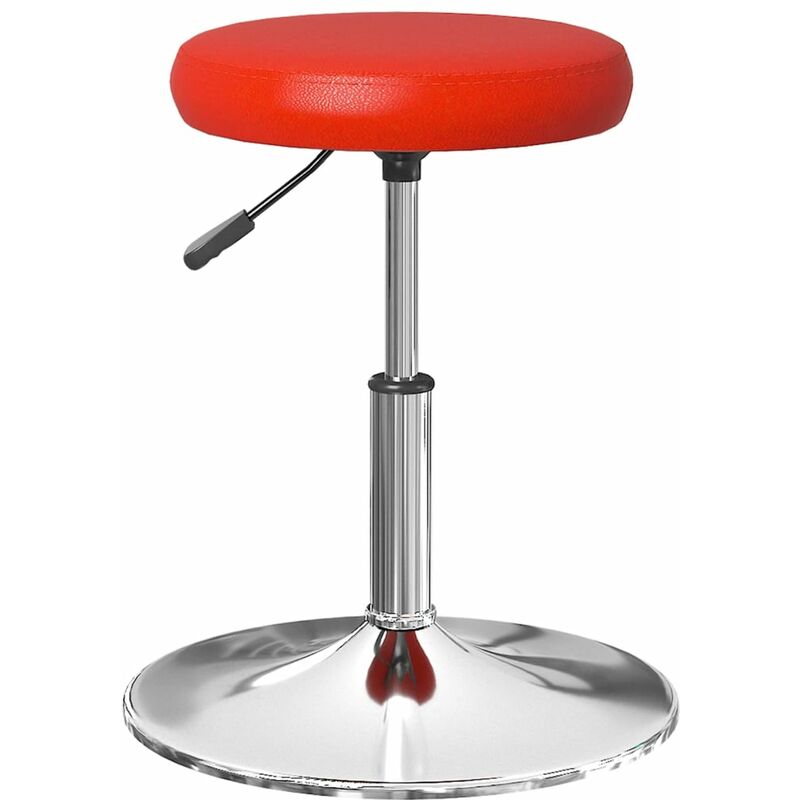 

Taburete de masaje cuero sintético rojo