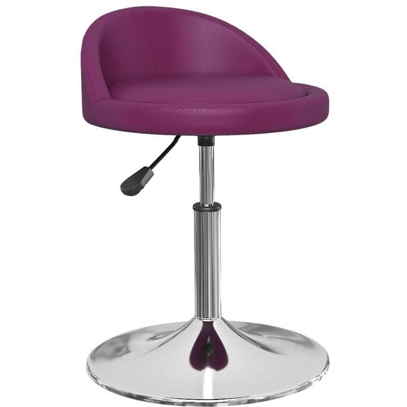 

Taburete de masaje de cuero sintético morado