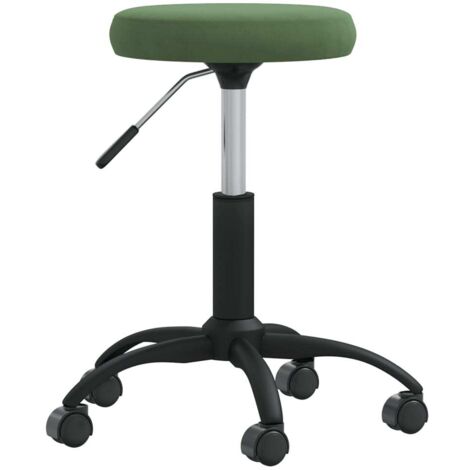 Taburete de masaje terciopelo verde oscuro