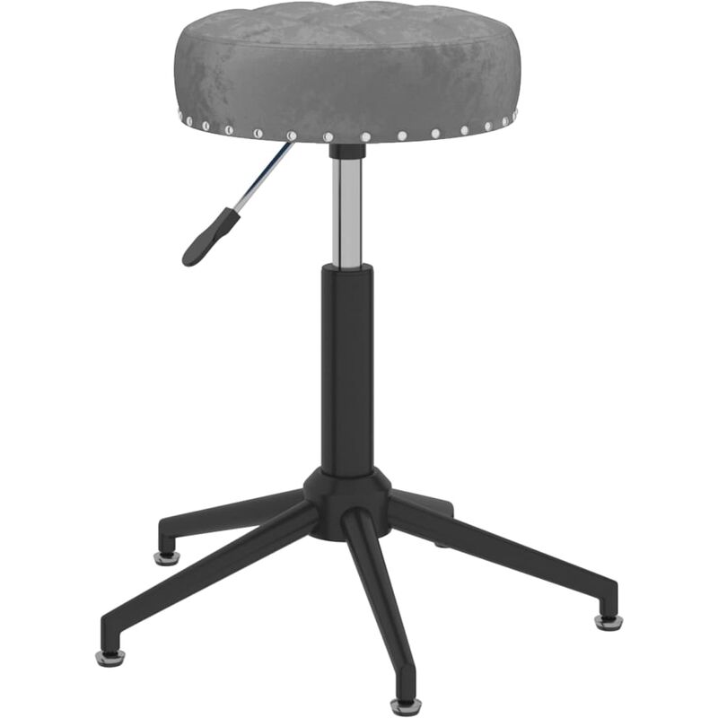 

Taburete de masajes terciopelo gris oscuro